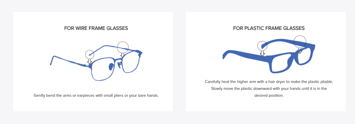 How To Adjust Your Eyeglasses