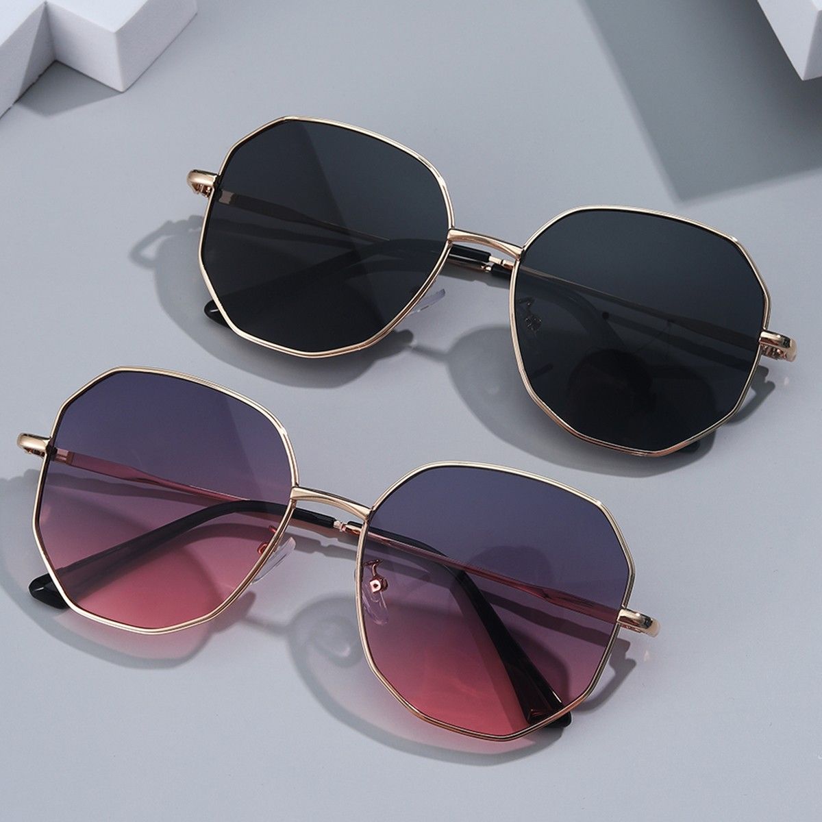 red sunglasses