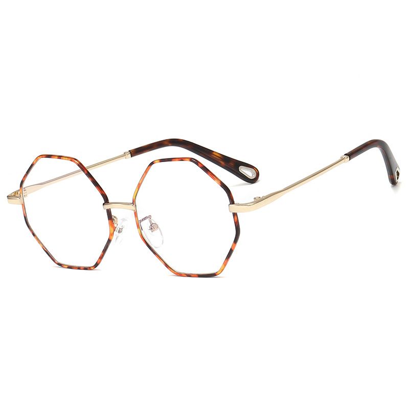 Round Octagon Shape Sunglasses Vintage Thin Metal Fashion Color Lens UV 400 